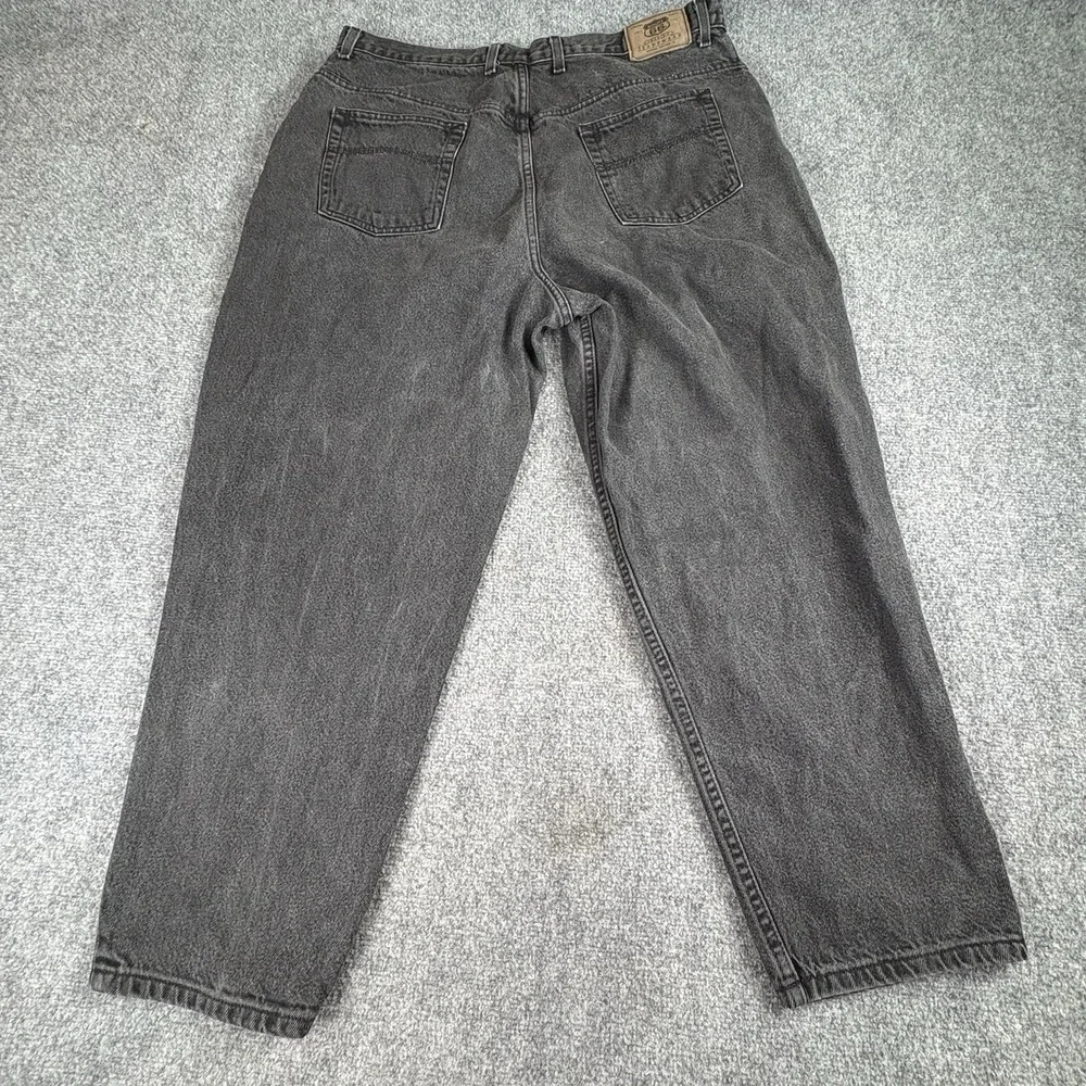 Vintage‎ 90s Route 66 Jeans 24WP Relaxed Black Distressed Grunge Y2K Streetwear